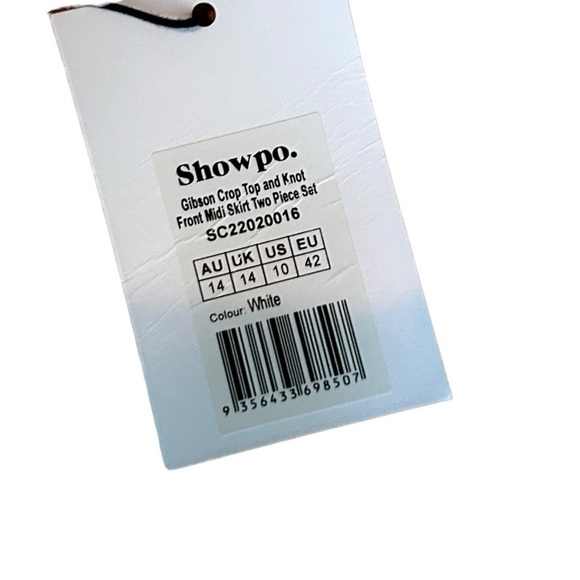 Showpo Gibson White Crop Top Size 10 Square Neck Linen Summer NWT - Picture 6 of 11